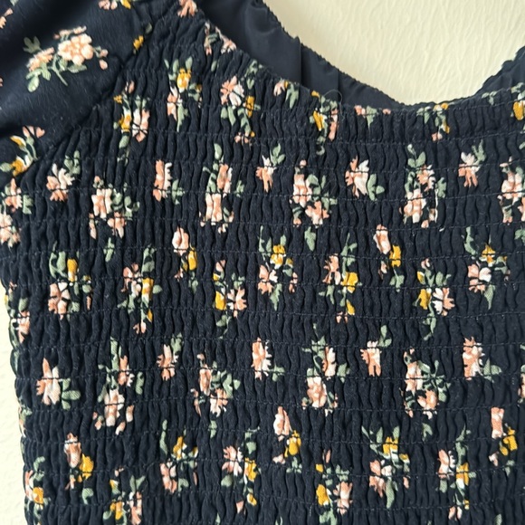 Navy floral print dress - Picture 5 of 8